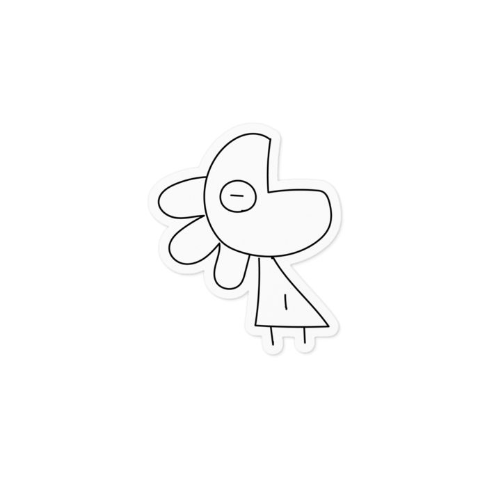 ステッカー - 100 x 100 (mm)