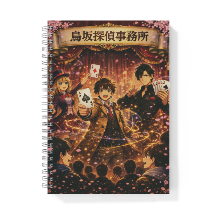 リングノート A5 片面(烏坂探偵事務所)