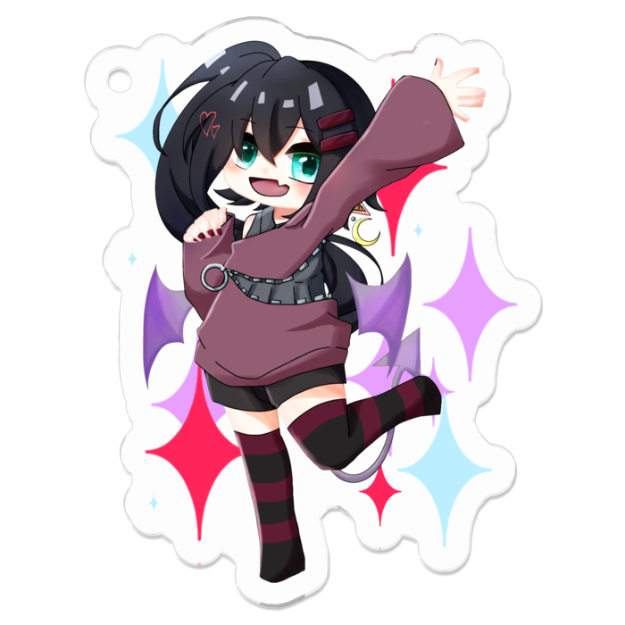 アクリルキーホルダー - 50 x 50 (mm)