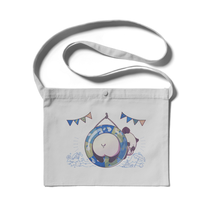 サコッシュ - 300 x 230 (mm)ライトグレー