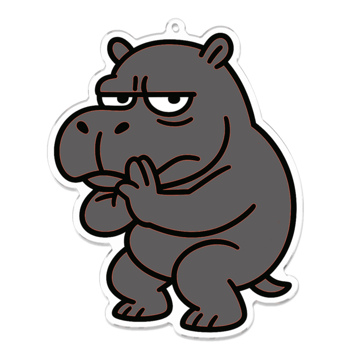 アクリルキーホルダー - 100 x 100 (mm)