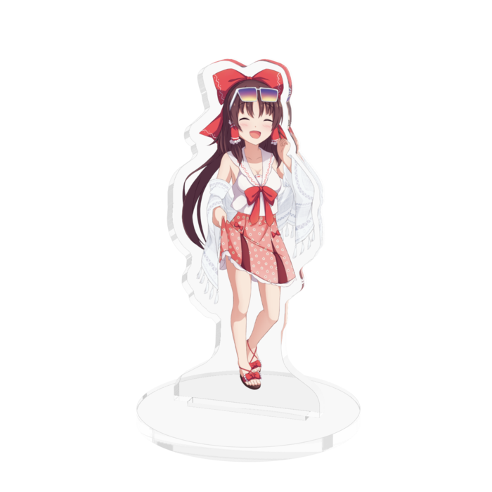 霊夢アクリルフィギュア - 70x70mm
