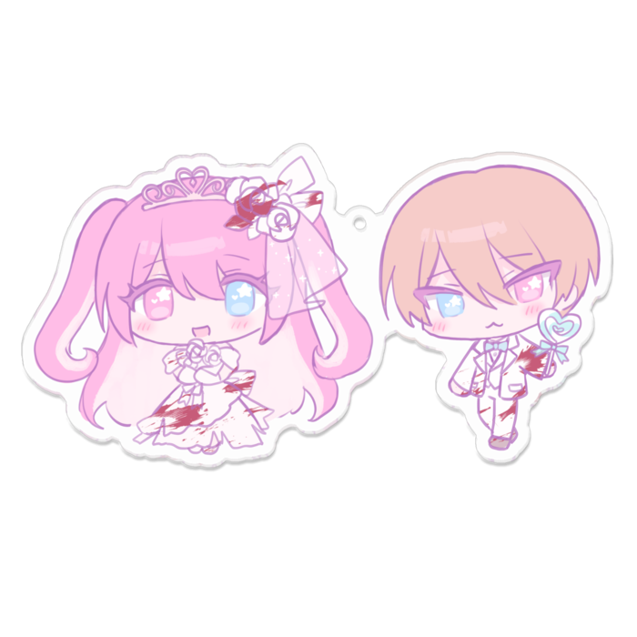 アクリルキーホルダー - 100 x 100 (mm)