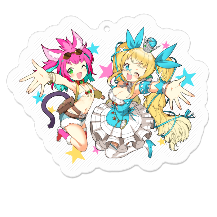アクリルキーホルダー - 70 x 70 (mm)