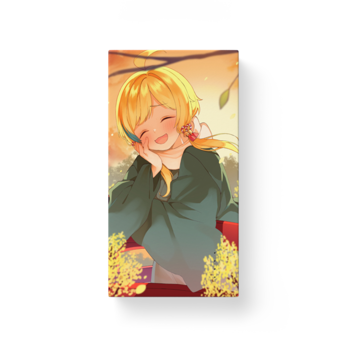 【笑顔】モバイルバッテリー - 縦