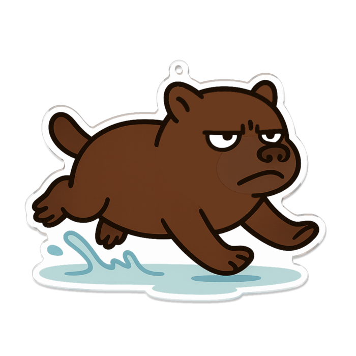 アクリルキーホルダー - 100 x 100 (mm)