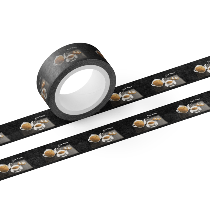 マスキングテープ　黒色（ブラック）