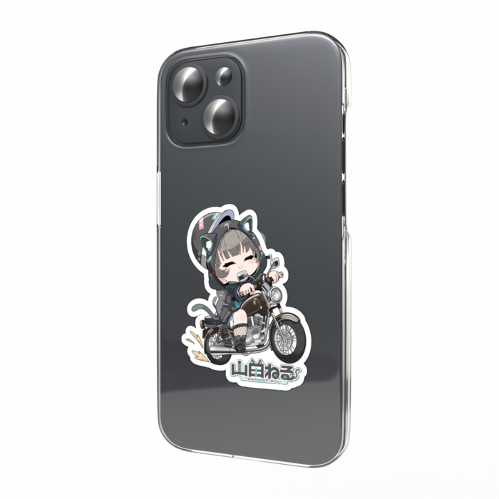 スマホステッカー - ヘルメットブラック