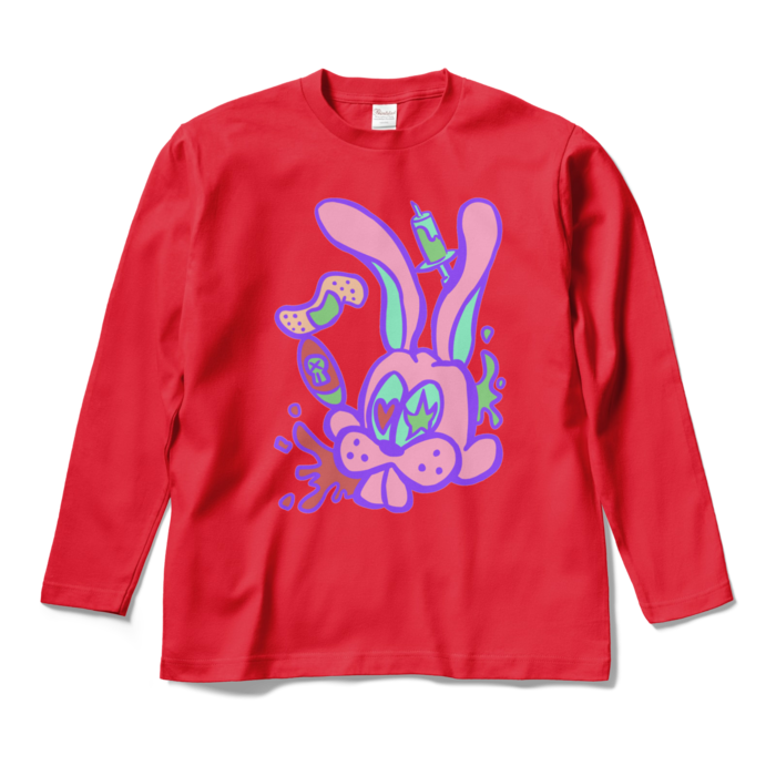 ロングスリーブTシャツ - M - レッド