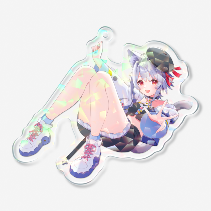 ホログラムアクリルキーホルダー - 70 × 70mm