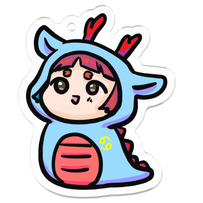 アクリルキーホルダー - 50 x 50 (mm)