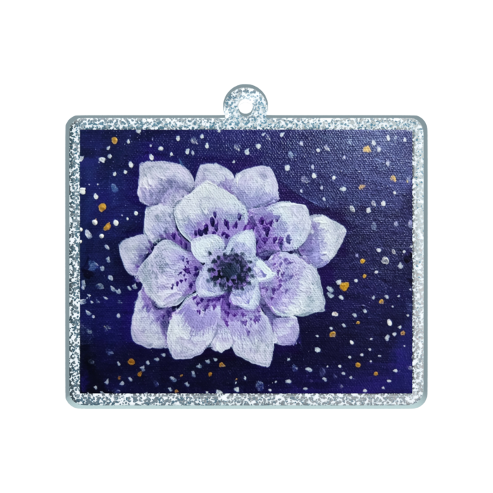 ラメアクリルキーホルダー - 50 × 50mm