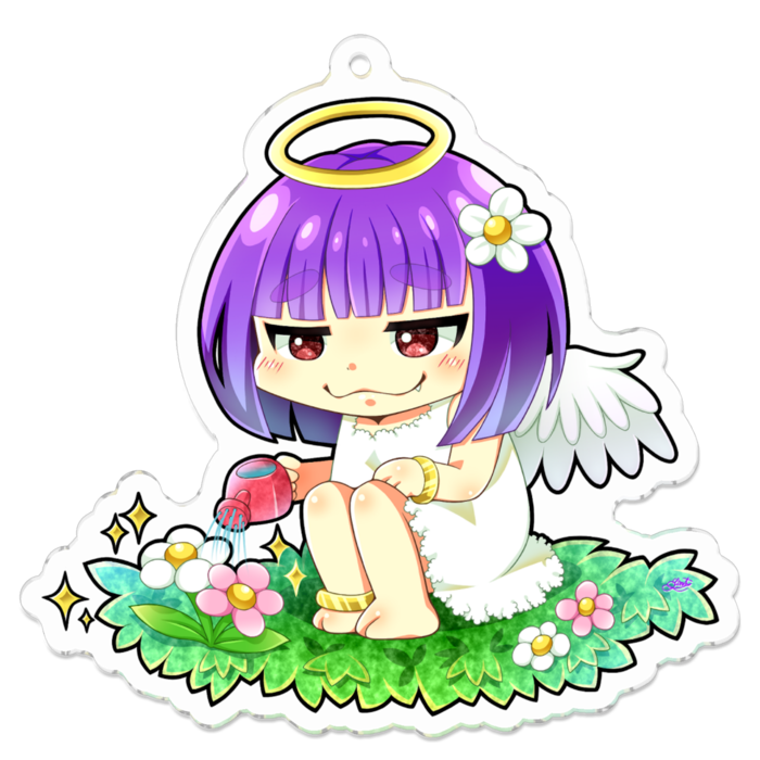 アクキー【天使ちゃん】 - 70 x 70 (mm)