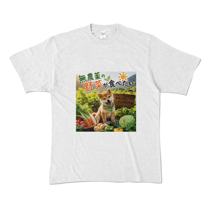 カラーTシャツ - XL - アッシュ （淡色）
