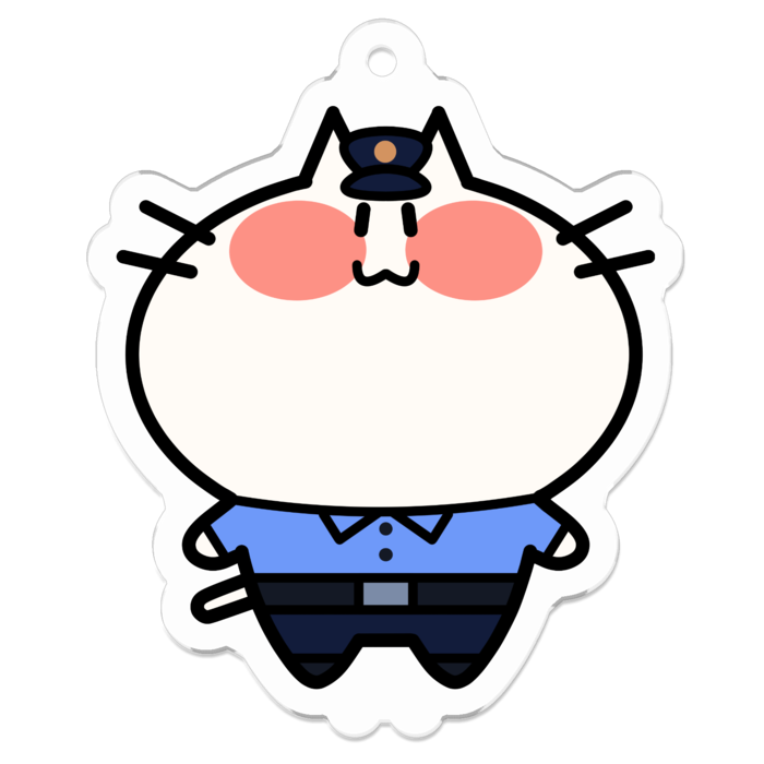 アクリルキーホルダー - 50 x 50 (mm)