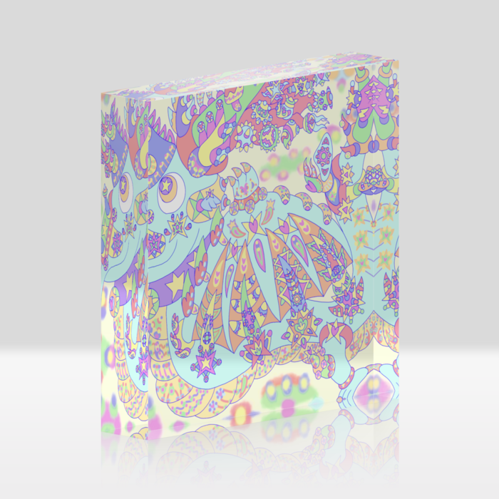 アクリルブロック - 100x100mm