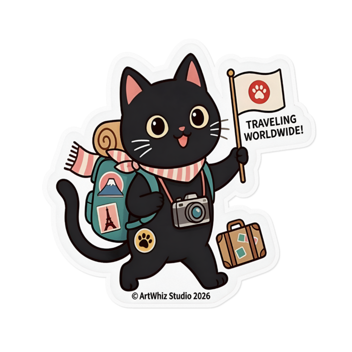 ステッカー - 160 x 160 (mm)