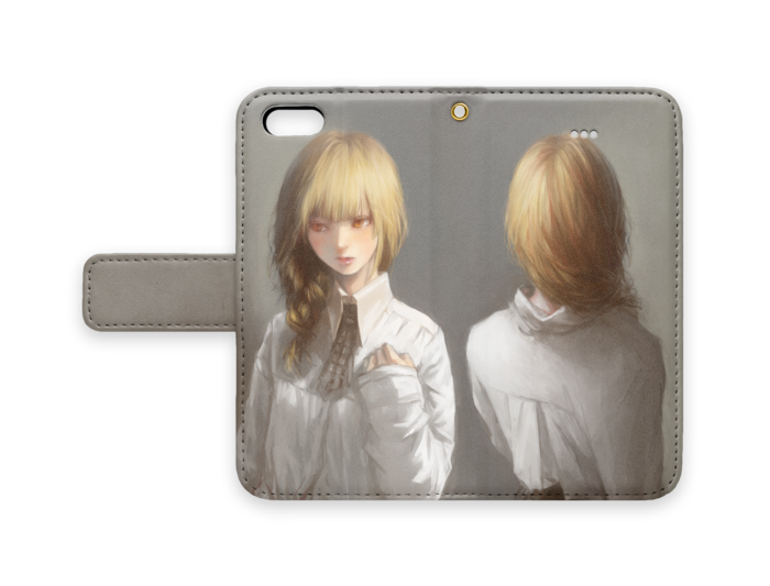 手帳型iPhoneケース - iPhone 5 / 5s / SE - ストラップ穴 あり