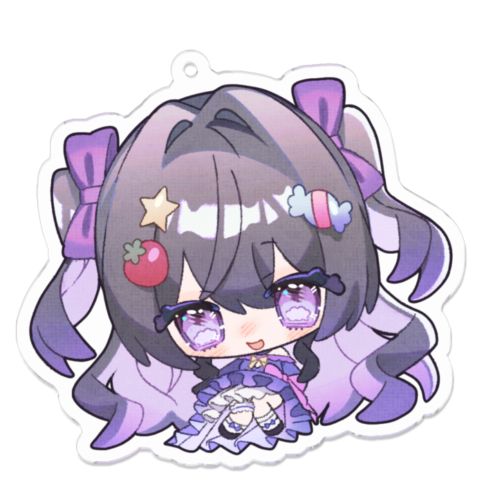 アクリルキーホルダー（コーティング） - 70 x 70 (mm)