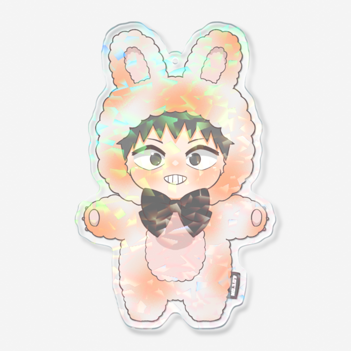 瀬呂範太ホログラムアクリルキーホルダー - 100 × 100mm