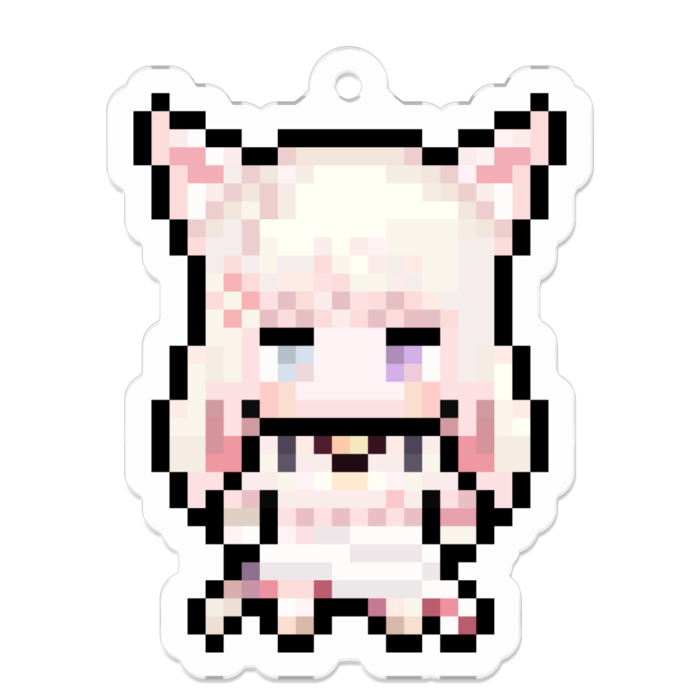 アクリルキーホルダー（コーティング） - 50 x 50 (mm)