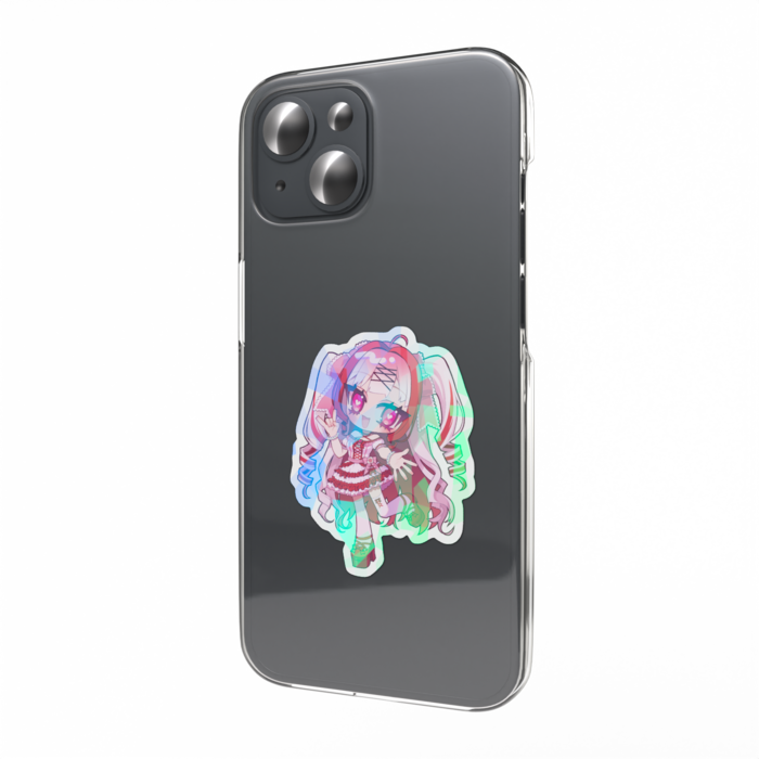 ホログラムスマホステッカー - 縦