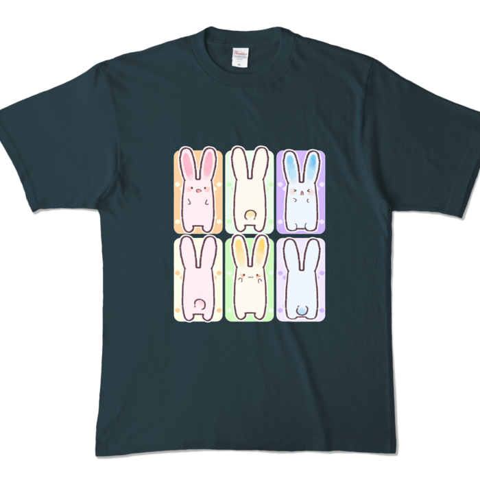 カラーTシャツ - XL - デニム (濃色)
