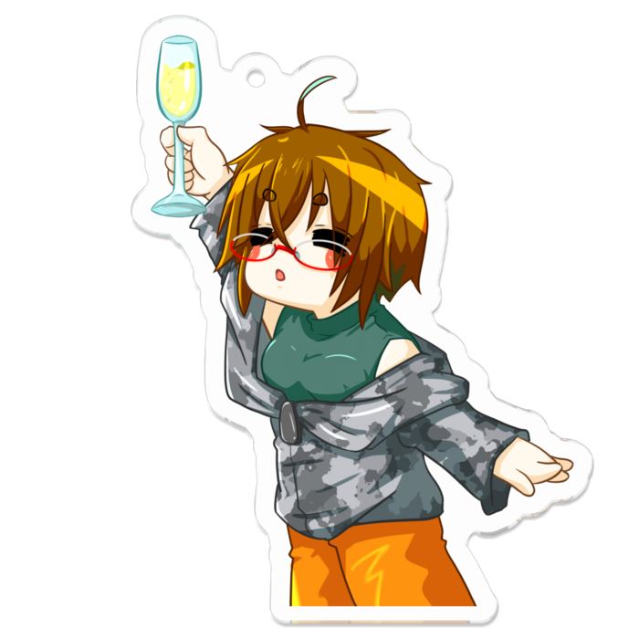 アクリルキーホルダー - 70 x 70 (mm)