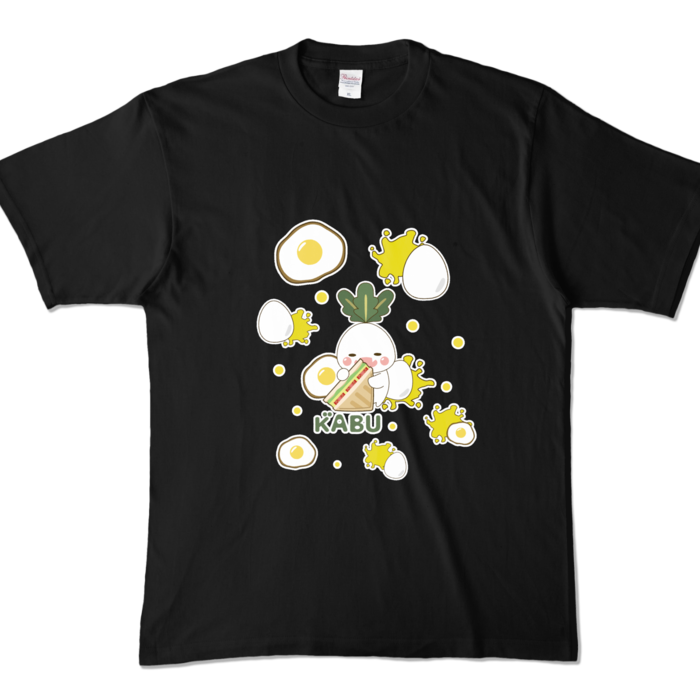 カラーTシャツ - XL - ブラック