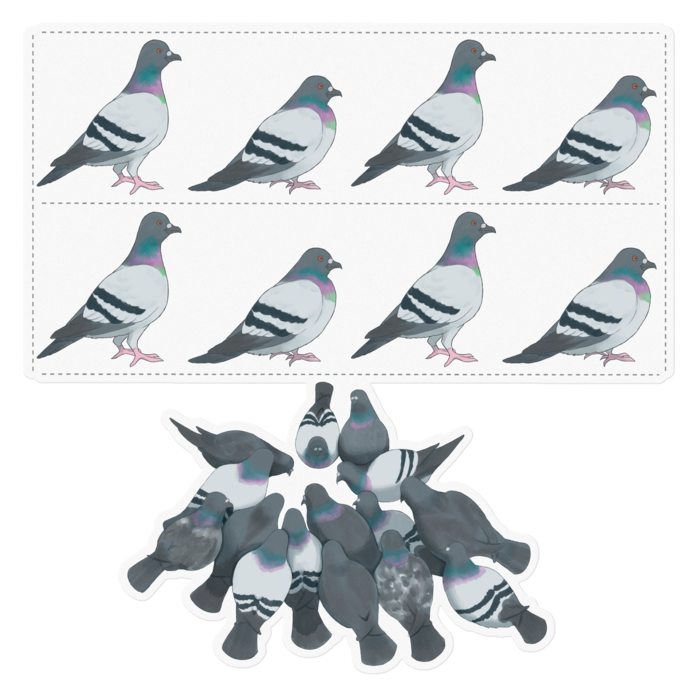 ステッカー - 160 x 160 (mm)