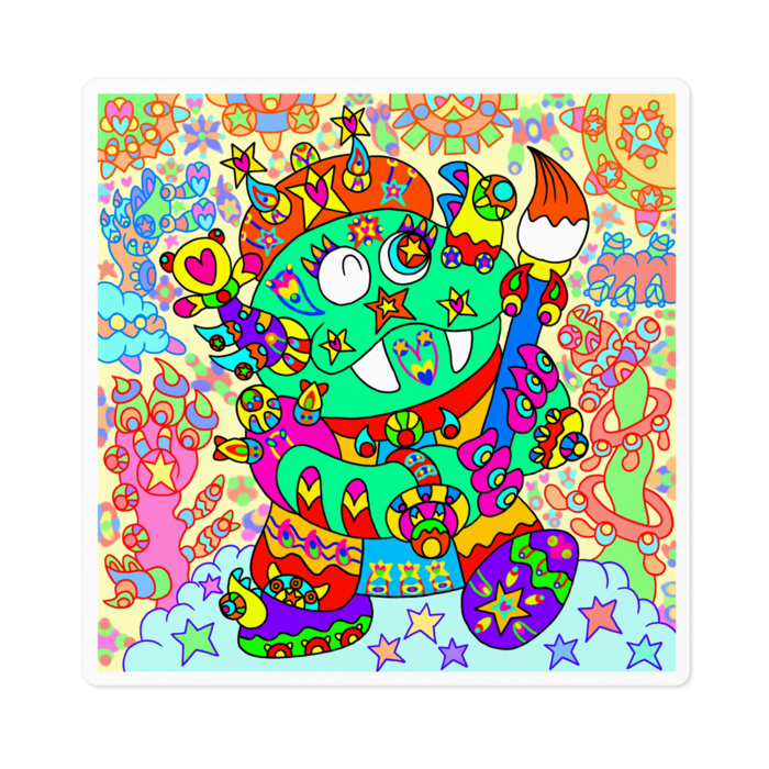 ステッカー - 100 x 100 (mm)