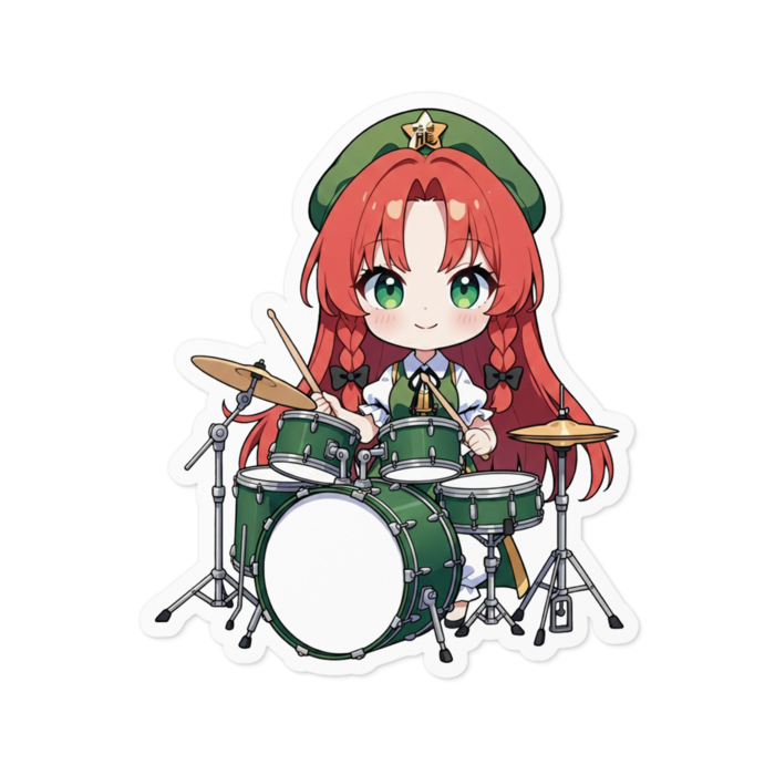 ステッカー - 100 x 100 (mm)(キャラのみ)