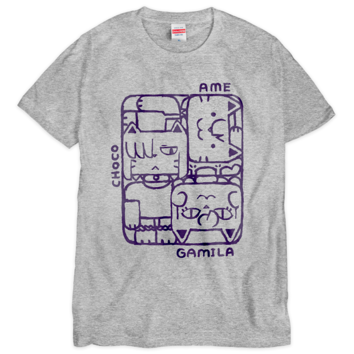 Tシャツ(シルクスクリーン印刷) - XL - 1色