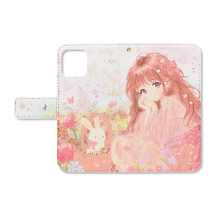 手帳型iPhoneケース - iPhone11Pro - ストラップ穴 あり