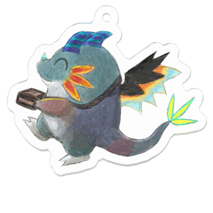 アクリルキーホルダー（コーティング） - 50 x 50 (mm)