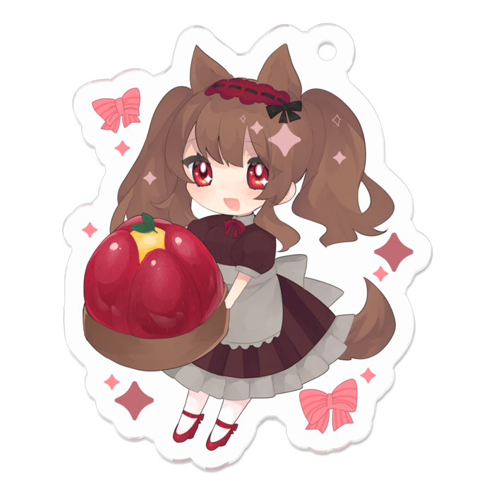 アンジェリーナ アクリルキーホルダー とまとや Booth