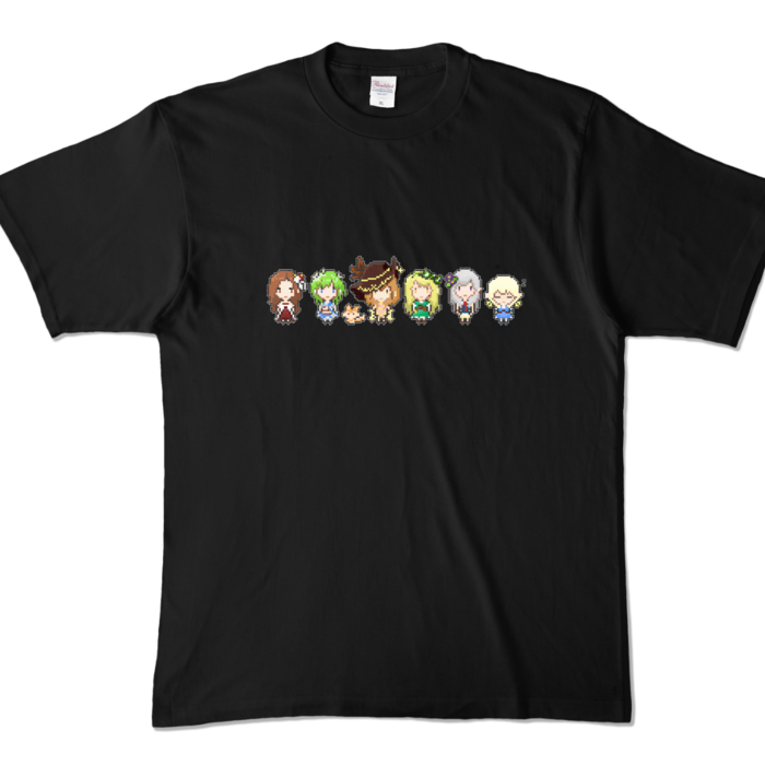 カラーTシャツ - XL - ブラック (濃色)