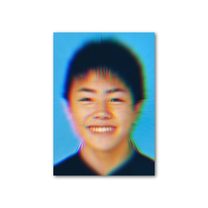 フォト風カード - 縦 - 片面