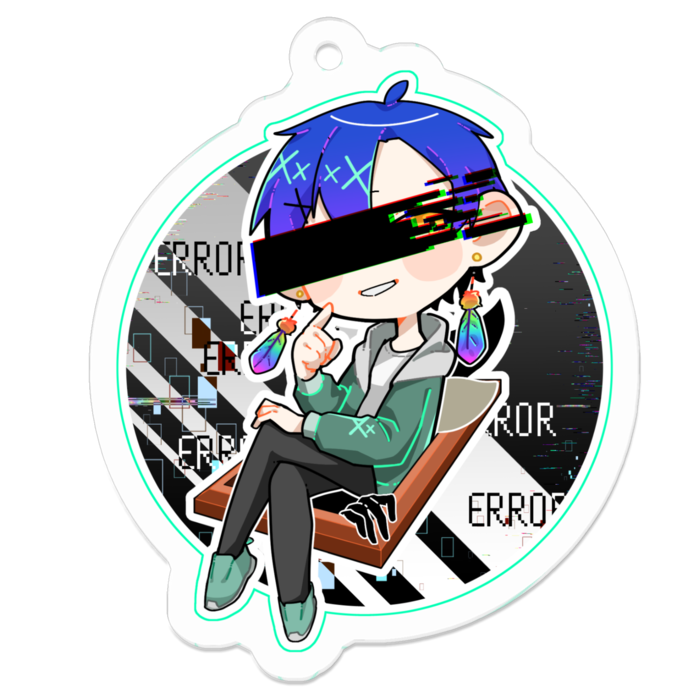 アクリルキーホルダー - 50 x 50 (mm)