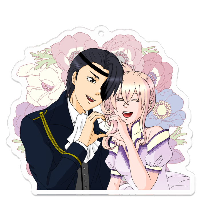 アクリルキーホルダー - 70 x 70 (mm)