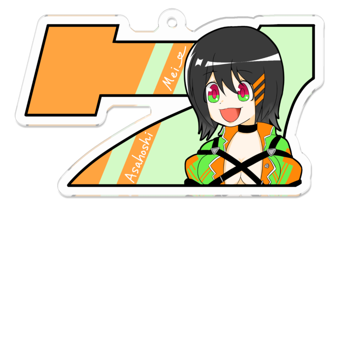 アクリルキーホルダー - 70 x 70 (mm)