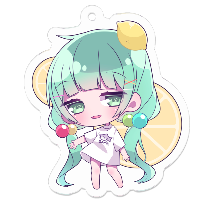 アクリルキーホルダー - 50 x 50 (mm)