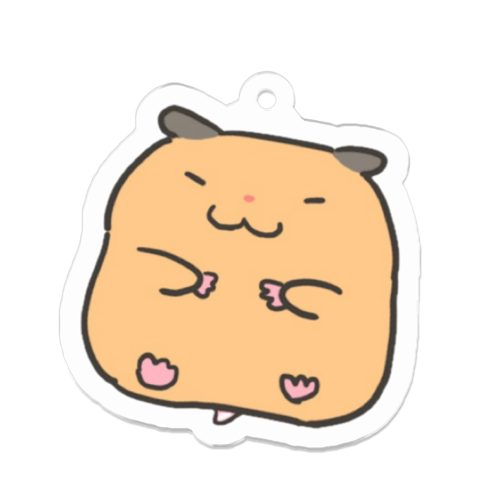 アクリルキーホルダー - 50 x 50 (mm)