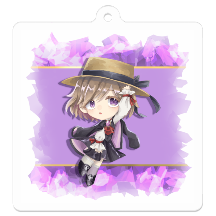 アクリルキーホルダー - 50 x 50 (mm)