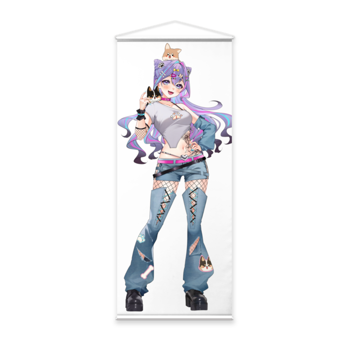 茶々丸フウカ等身大タペストリー - 65 x 160cm