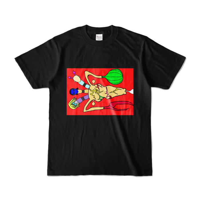 カラーTシャツ - S - ブラック (濃色)