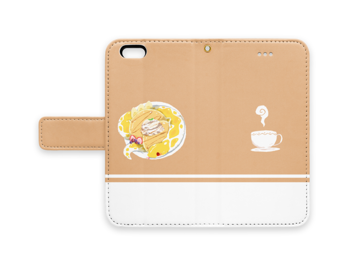 手帳型iPhoneケース - iPhone 6 / 6s - ストラップ穴 あり