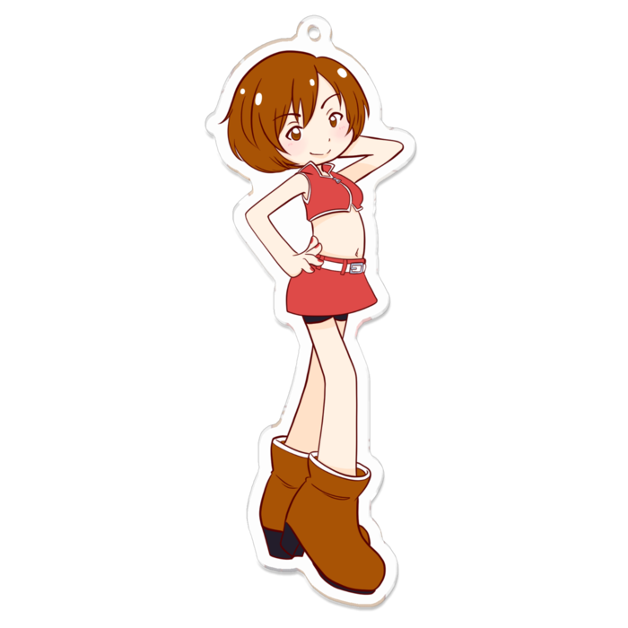 アクリルキーホルダー（コーティング） - 100 x 100 (mm)