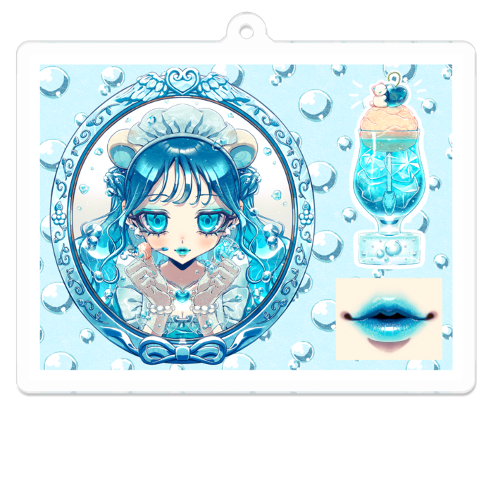 アクリルキーホルダー - 70 x 70 (mm)