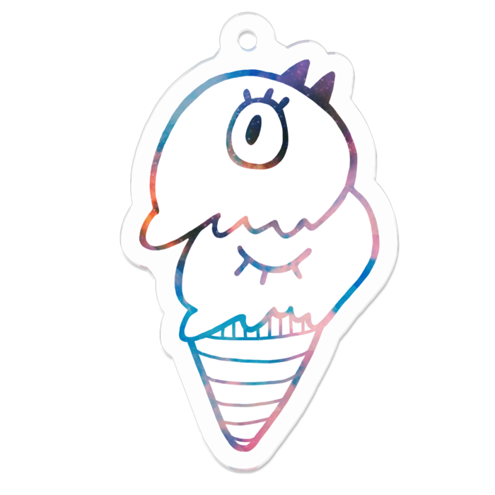 アクリルキーホルダー - 50 x 50 (mm)
